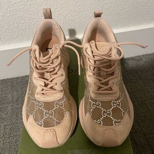 Mesh Gucci Rhyton Sneakers